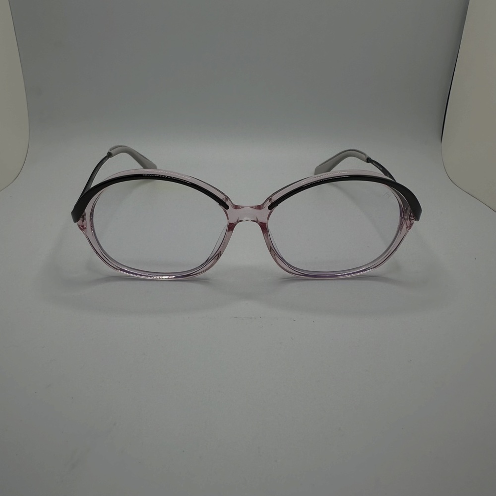 NWT Caddis Reading Glasses. Orpheus - Polished Clear Pink. 0.0x magnification